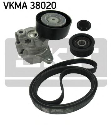 VKMA 38020 SKF Комплект доріжкового ремня1
